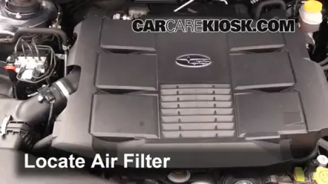 2010 Subaru Legacy 3.6R Limited 3.6L 6 Cyl. Filtre à air (moteur) Changement
